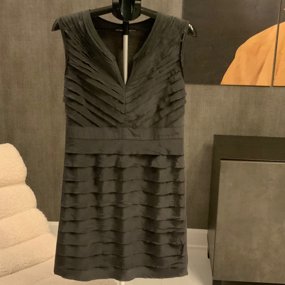 Marc Cain Black and Brown Silk Dress - N4 / US 8